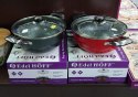 GARNEK Z KOSZYKIEM DO SMAŻENIA FRYTEK 4.0L 24cm EDEL HOFF EH-7708-RD