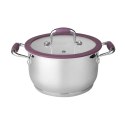 GARNEK Z POKRYWKĄ 20cm 3.6L STAL NIERDZEWNA 18/10 MASSA STARKE PRO
