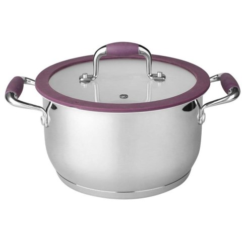 GARNEK Z POKRYWKĄ 24cm 6.1L STAL NIERDZEWNA 18/10 MASSA STARKE PRO GARNEK Z POKRYWKĄ 24cm 6.1L STAL NIERDZEWNA 18/10 MASSA STARKE PRO