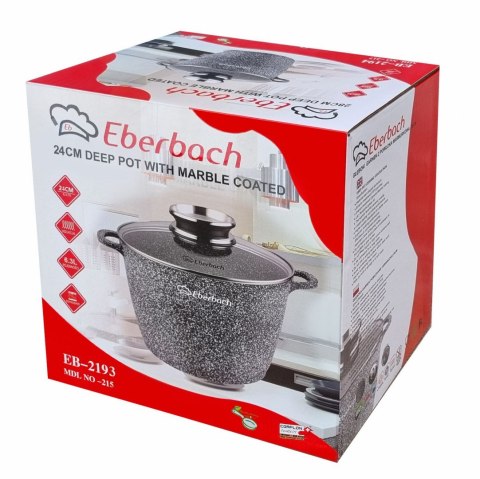 GARNEK Z POWŁ. MARMUROWĄ 6.3L 24CM EBERBACH EB-2193 GARNEK Z POWŁ. MARMUROWĄ 6.3L 24CM EBERBACH EB-2193