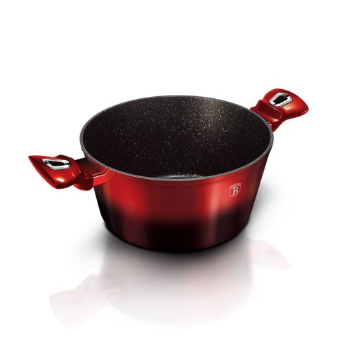 GARNEK Z POWŁOKĄ GRANITOWĄ 24cm 4.1L BERLINGER HAUS BLACK BURGUNDY BH-1628 GARNEK Z POWŁOKĄ GRANITOWĄ 24cm 4.1L BERLINGER HAUS BLACK BURGUNDY BH-1628