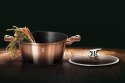 GARNEK Z POWŁOKĄ GRANITOWĄ 4.1L 24cm BERLINGER HAUS ROSE GOLD NOIR BH-1895