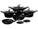 GARNKI BERLINGER HAUS 10 ELE METALLIC BLACK ROYAL BH-1663