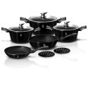 GARNKI BERLINGER HAUS 10 ELE METALLIC BLACK ROYAL BH-1663