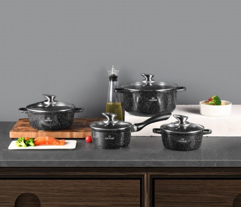 GARNKI MARMUROWE 8 EL. ZILNER ZL-8529 GARNKI MARMUROWE 8 EL. ZILNER ZL-8529