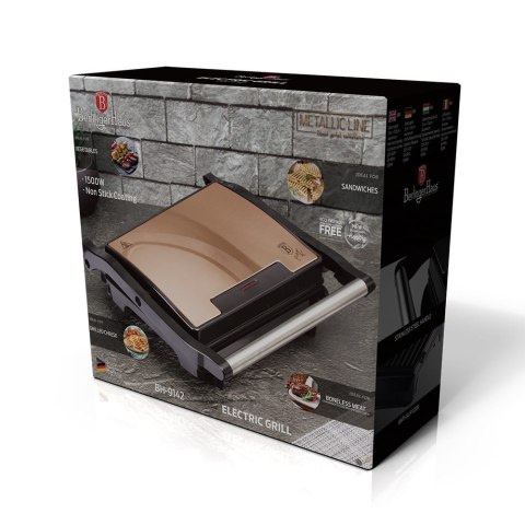 GRILL ELEKTRYCZNY 1500W OPIEKACZ BERLINGER HAUS ROSE GOLD BH-9142 GRILL ELEKTRYCZNY 1500W OPIEKACZ BERLINGER HAUS ROSE GOLD BH-9142