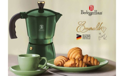 KAWIARKA / ZAPARZACZ DO KAWY 6 FILIŻANEK 300ml BERLINGER HAUS EMERALD BH-6386 KAWIARKA / ZAPARZACZ DO KAWY 6 FILIŻANEK 300ml BERLINGER HAUS EMERALD BH-6386