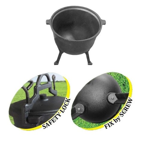 KOCIOŁEK ŻELIWNY MYŚLIWSKI 5L ROSSNER MIP-105 KOCIOŁEK ŻELIWNY MYŚLIWSKI 5L ROSSNER MIP-105