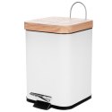 KOSZ NA ŚMIECI 16x16CM 3L BIAŁY BRUNBESTE BB-1132