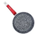 PATELNIA 24CM MARMUROWO-CERAMICZNA ZILNER STONETEC BURGUND ZL-9255