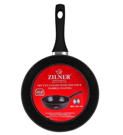 PATELNIA GŁĘBOKA 16CM 0.8L z POWŁOKĄ MARMUROWĄ ZILNER ZL-7702 PATELNIA GŁĘBOKA 16CM 0.8L z POWŁOKĄ MARMUROWĄ ZILNER ZL-7702