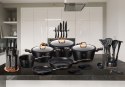 PATELNIA GRANITOWA / WOK 28CM BERLINGER HAUS BLACK ROSE BH-1638-N