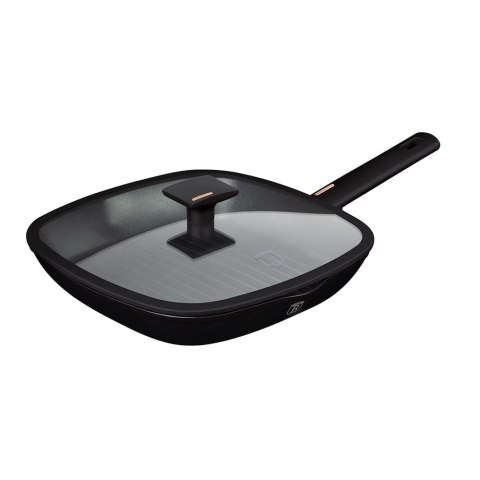 PATELNIA GRILLOWA Z POKRYWKĄ Z POWŁOKĄ TYTANOWĄ KWADRATOWA 28CM BERLINGER HAUS MONACO BH-7093 PATELNIA GRILLOWA Z POKRYWKĄ Z POWŁOKĄ TYTANOWĄ KWADRATOWA 28CM BERLINGER HAUS MONACO BH-7093