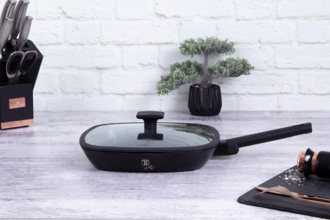 PATELNIA GRILLOWA Z POKRYWKĄ Z POWŁOKĄ TYTANOWĄ KWADRATOWA 28CM BERLINGER HAUS MONACO BH-7093 PATELNIA GRILLOWA Z POKRYWKĄ Z POWŁOKĄ TYTANOWĄ KWADRATOWA 28CM BERLINGER HAUS MONACO BH-7093
