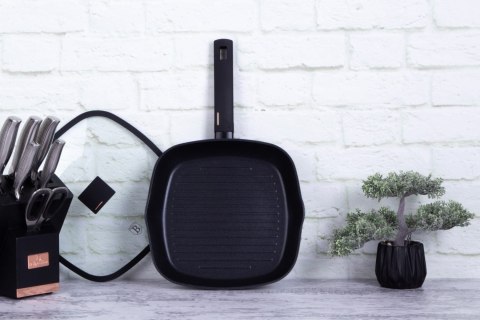 PATELNIA GRILLOWA Z POKRYWKĄ Z POWŁOKĄ TYTANOWĄ KWADRATOWA 28CM BERLINGER HAUS MONACO BH-7093 PATELNIA GRILLOWA Z POKRYWKĄ Z POWŁOKĄ TYTANOWĄ KWADRATOWA 28CM BERLINGER HAUS MONACO BH-7093