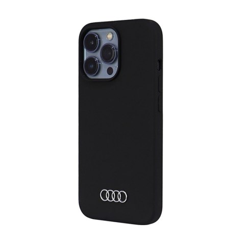 Audi Silicone Case - Etui iPhone 13 Pro (Czarny) Audi Silicone Case - Etui iPhone 13 Pro (Czarny)