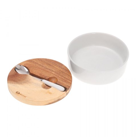 PORCELANOWA CUKIERNICA Z ŁYŻECZKĄ KASSEL no. 93557 AKACJA PORCELANOWA CUKIERNICA Z ŁYŻECZKĄ KASSEL no. 93557 AKACJA