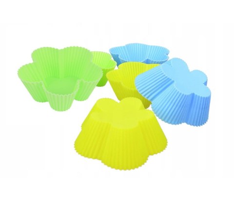 SILIKONOWE FOREMKI DO MUFFINEK ?8cm 6 SZT. TS-399-2 MULTIKOLOR SILIKONOWE FOREMKI DO MUFFINEK ?8cm 6 SZT. TS-399-2 MULTIKOLOR
