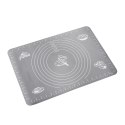 STOLNICA SILIKONOWA 40x28cm MATA KUCHENNA SZARA TADAR SILICO TD-0854