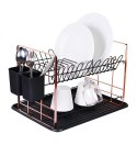 SUSZARKA DO NACZYŃ Z OCIEKACZEM NA SZTUĆCE BERLINGER HAUS BLACK ROSE BH-6774