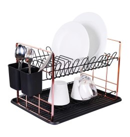 SUSZARKA DO NACZYŃ Z OCIEKACZEM NA SZTUĆCE BERLINGER HAUS BLACK ROSE BH-6774
