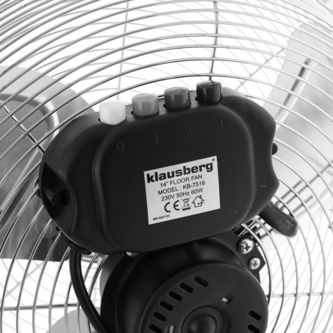 WENTYLATOR CYLKULATOR PODŁOGOWY 35CM 60W KLAUSBERG KB-7516 WENTYLATOR CYLKULATOR PODŁOGOWY 35CM 60W KLAUSBERG KB-7516