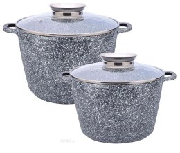 ZESTAW 2 GARNKÓW MARMUROWYCH 10L + 14L ZILNER GREY ZL-8547