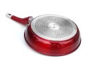 ZESTAW 3 PATELNI 20 24 28CM MARMUROWO-CERAMICZNE ZILNER STONETEC BURGUND ZL-2028B