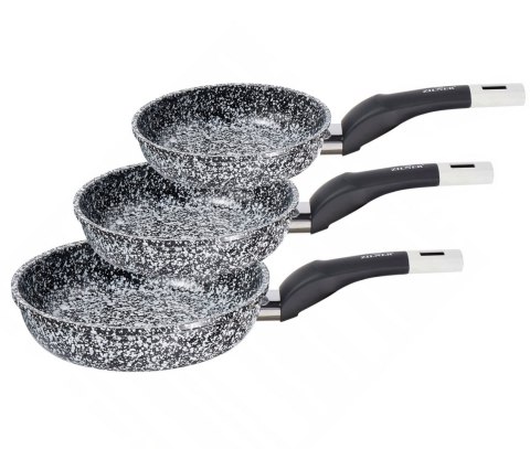 ZESTAW 3 PATELNI 20/24/28cm MARMUROWO-CERAMICZNYCH ZILNER ZL-7130 ZESTAW 3 PATELNI 20/24/28cm MARMUROWO-CERAMICZNYCH ZILNER ZL-7130