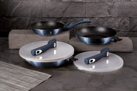 ZESTAW 3 PATELNI GRANITOWYCH 20/24/28cm BERLINGER HAUS METALLIC AQUAMARINE BH-7056 ZESTAW 3 PATELNI GRANITOWYCH 20/24/28cm BERLINGER HAUS METALLIC AQUAMARINE BH-7056