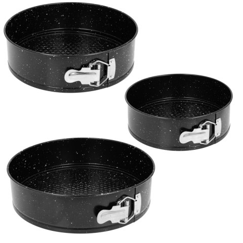 ZESTAW 3 TORTOWNIC BLASZANYCH NON-STICK 18 / 20 / 24CM BRUNBESTE BB-1024 ZESTAW 3 TORTOWNIC BLASZANYCH NON-STICK 18 / 20 / 24CM BRUNBESTE BB-1024