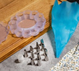 ZESTAW AKCESORIÓW CUKIERNICZYCH DEKORATOR TYLKI 40 EL. BRUNBESTE BB-1581