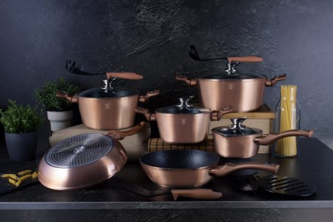 ZESTAW GARNKÓW 18 EL. BERLINGER HAUS METALLIC LINE ROSE GOLD BH-7034 ZESTAW GARNKÓW 18 EL. BERLINGER HAUS METALLIC LINE ROSE GOLD BH-7034