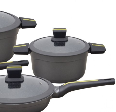 ZESTAW GARNKÓW GRANITOWYCH 12 ELE. KLAUSBERG DOLCE GREY KB-7358 ZESTAW GARNKÓW GRANITOWYCH 12 ELE. KLAUSBERG DOLCE GREY KB-7358