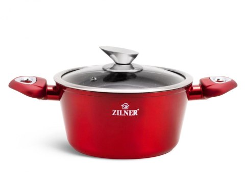 ZESTAW GARNKÓW Z POWŁOKĄ GRANITOWĄ 15 EL. ZILNER CHERRY RED ZL-8516 ZESTAW GARNKÓW Z POWŁOKĄ GRANITOWĄ 15 EL. ZILNER CHERRY RED ZL-8516