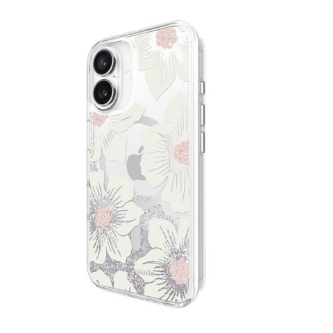 Kate Spade New York Liquid Glitter MagSafe - Etui iPhone 16 (Hollyhock) Kate Spade New York Liquid Glitter MagSafe - Etui iPhone 16 (Hollyhock)