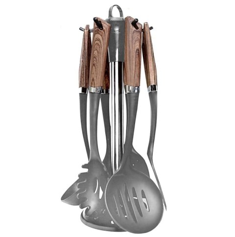 ZESTAW PRZYBORÓW KUCHENNYCH 7 EL. NYLON ZILNER ZL-5130-BR ZESTAW PRZYBORÓW KUCHENNYCH 7 EL. NYLON ZILNER ZL-5130-BR