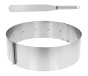 ZESTAW REGULOWANA TORTOWNICA 16-30CM + SZPATUŁA BRUNBESTE BB-1787