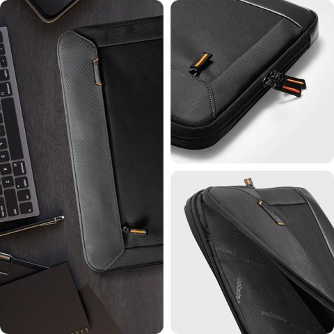 Spigen Klasdan KD100 Sleeve - Etui na notebooka 15-16" (Czarny) Spigen Klasdan KD100 Sleeve - Etui na notebooka 15-16" (Czarny)