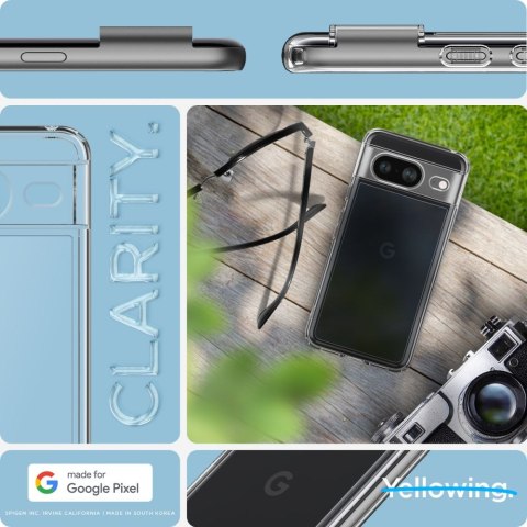 Spigen Ultra Hybrid - Etui do Google Pixel 8 (Przezroczysty) Spigen Ultra Hybrid - Etui do Google Pixel 8 (Przezroczysty)