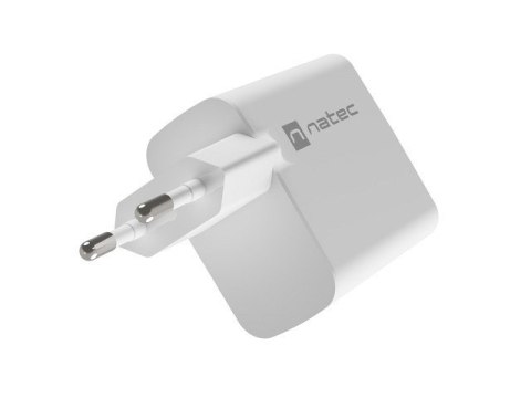 NATEC ŁADOWARKA RIBERA GAN 1X USB-A + 1X USB-C 65W BIAŁA NUC-2144 NATEC ŁADOWARKA RIBERA GAN 1X USB-A + 1X USB-C 65W BIAŁA NUC-2144