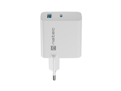 NATEC ŁADOWARKA RIBERA GAN 1X USB-A + 1X USB-C 65W BIAŁA NUC-2144 NATEC ŁADOWARKA RIBERA GAN 1X USB-A + 1X USB-C 65W BIAŁA NUC-2144