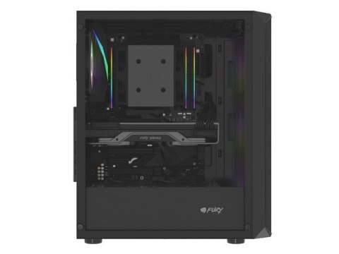 FURY OBUDOWA KOMPUTEROWA FURY SHOBO SH4F RGB MIDI Z OKNEM CZARNA FURY OBUDOWA KOMPUTEROWA FURY SHOBO SH4F RGB MIDI Z OKNEM CZARNA