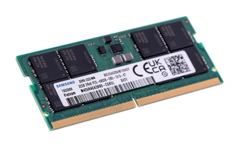 Samsung SO-DIMM 32GB DDR5 2Rx8 4800MHz PC5-38400 M425R4GA3BB0-CQK Samsung SO-DIMM 32GB DDR5 2Rx8 4800MHz PC5-38400 M425R4GA3BB0-CQK