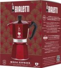 Akcesoria - Bialetti Deco Glamour Moka Express 3TZ (130 ml) czerwony