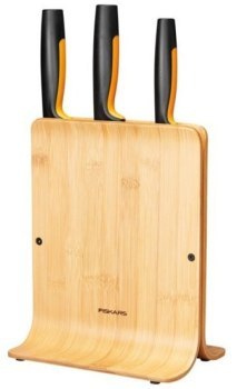 Akcesoria - Fiskars Functional Form 3 szt w bloku bambusowym 1057553
