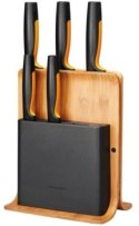 Akcesoria - Fiskars Functional Form 5 szt w bloku bambusowym 1057552