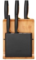 Akcesoria - Fiskars Functional Form 5 szt w bloku bambusowym 1057552