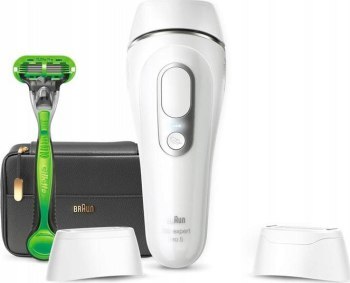 Braun Silk-expert Pro 5 PL5145 IPL biało-srebrny Braun Silk-expert Pro 5 PL5145 IPL biało-srebrny