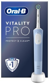 Szczoteczki - Oral-B Vitality Pro Protect X Clean Vapor Blue błękitny